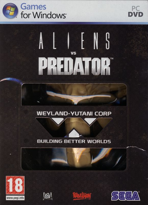 Aliens vs. Predator box art for Xbox 360